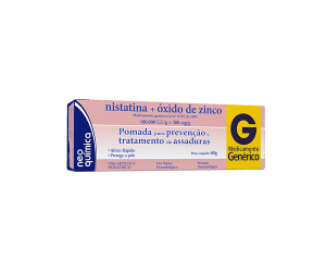 Nistatina + óxido De Zinco Pomada 60 G